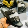 Smart Store Men's Classic Leather-Look Slippers – Premium Cushioned Slip-On Footwear