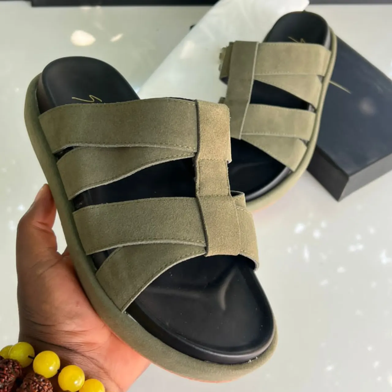 Smart Store Premium Dark Comfort Slippers – Stylish Everyday Casual Footwear