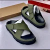 Smart Store Woven-Style Dual-Colour Slippers – Casual Everyday Slip-On Footwear
