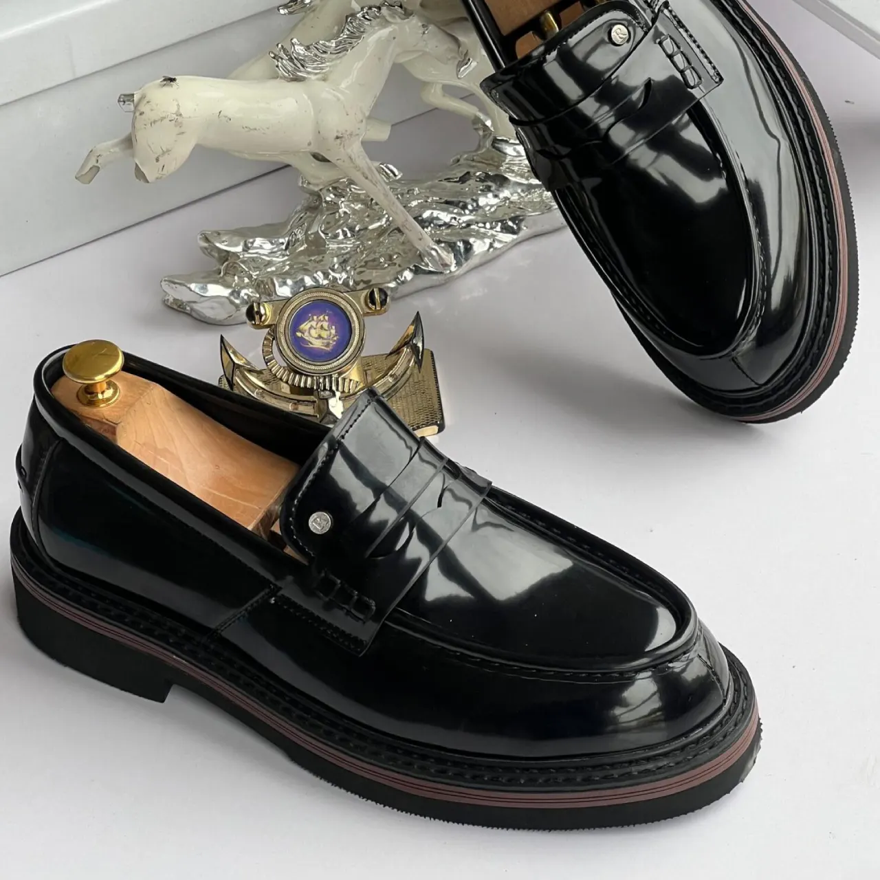 Smart Store Black Chunky Sole Shoe – Stylish Comfortable Everyday Footwear