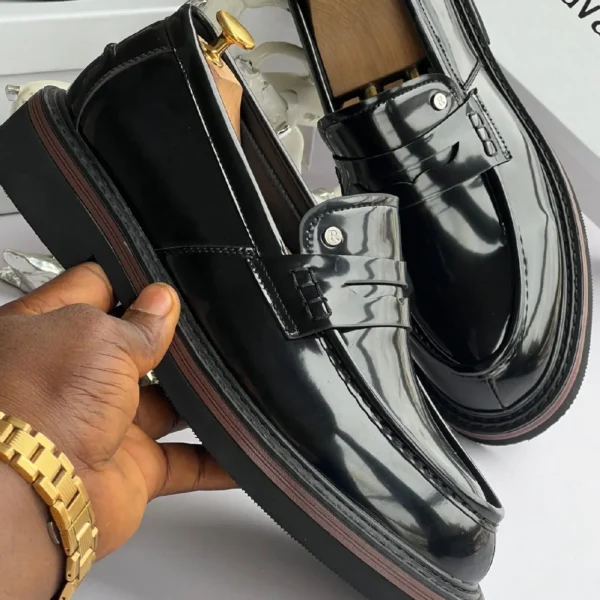 Smart Store Black Chunky Sole Shoe – Stylish Comfortable Everyday Footwear