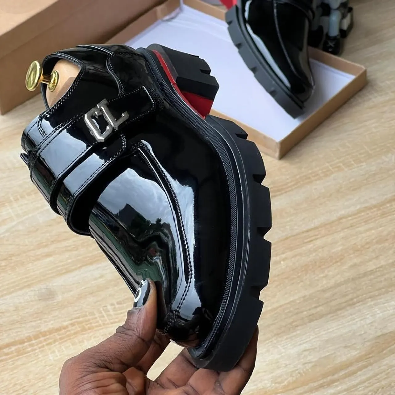 Smart Store Black Leather Shoe