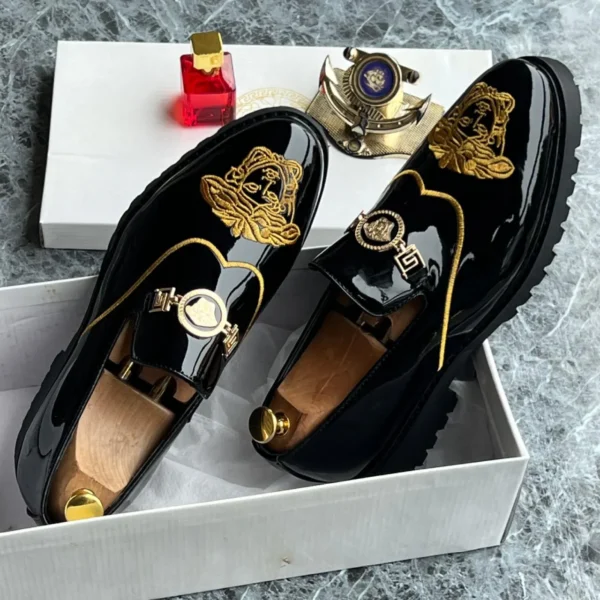Smart Store Black Premium Leather Shoe – Stylish Comfortable Everyday Footwear
