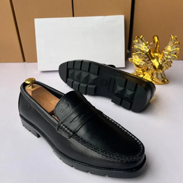 Smart Store Black Premium Leather Shoe – Stylish Comfortable Everyday Footwear