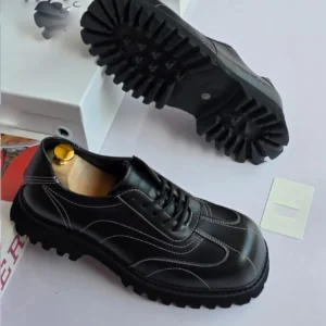 Smart Store Black Premium Leather Shoe – Stylish Comfortable Everyday Footwear