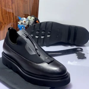 Smart Store Black Premium Leather Shoe – Stylish Comfortable Everyday Footwear