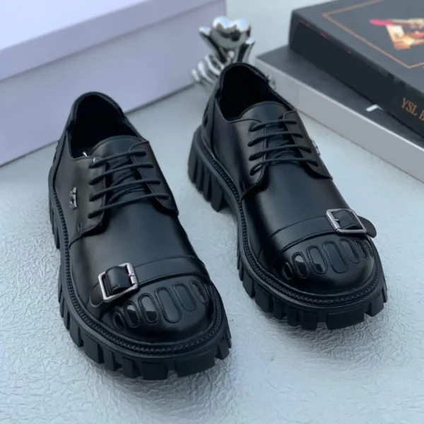 Smart Store Black Premium Leather Shoe – Stylish Comfortable Everyday Footwear