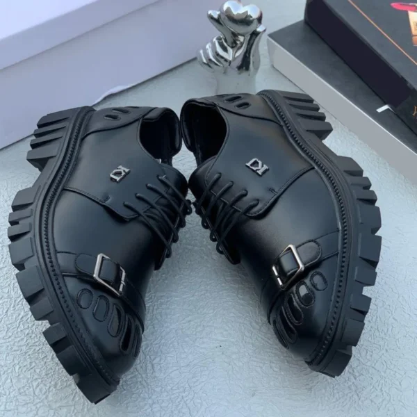 Smart Store Black Premium Leather Shoe – Stylish Comfortable Everyday Footwear