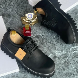Smart Store Black Premium Leather Shoe – Stylish Comfortable Everyday Footwear