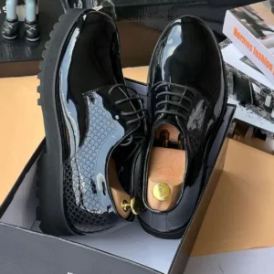 Smart Store Black Premium Leather Shoe – Stylish Comfortable Everyday Footwear