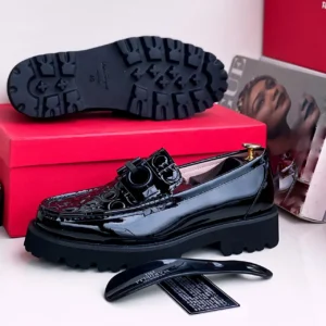 Smart Store Black Premium Leather Shoe – Stylish Comfortable Everyday Footwear