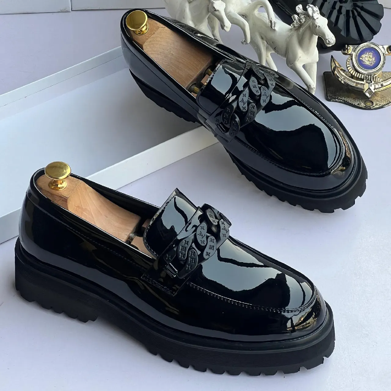 Smart Store Black Premium Leather Shoe – Stylish Comfortable Everyday Footwear