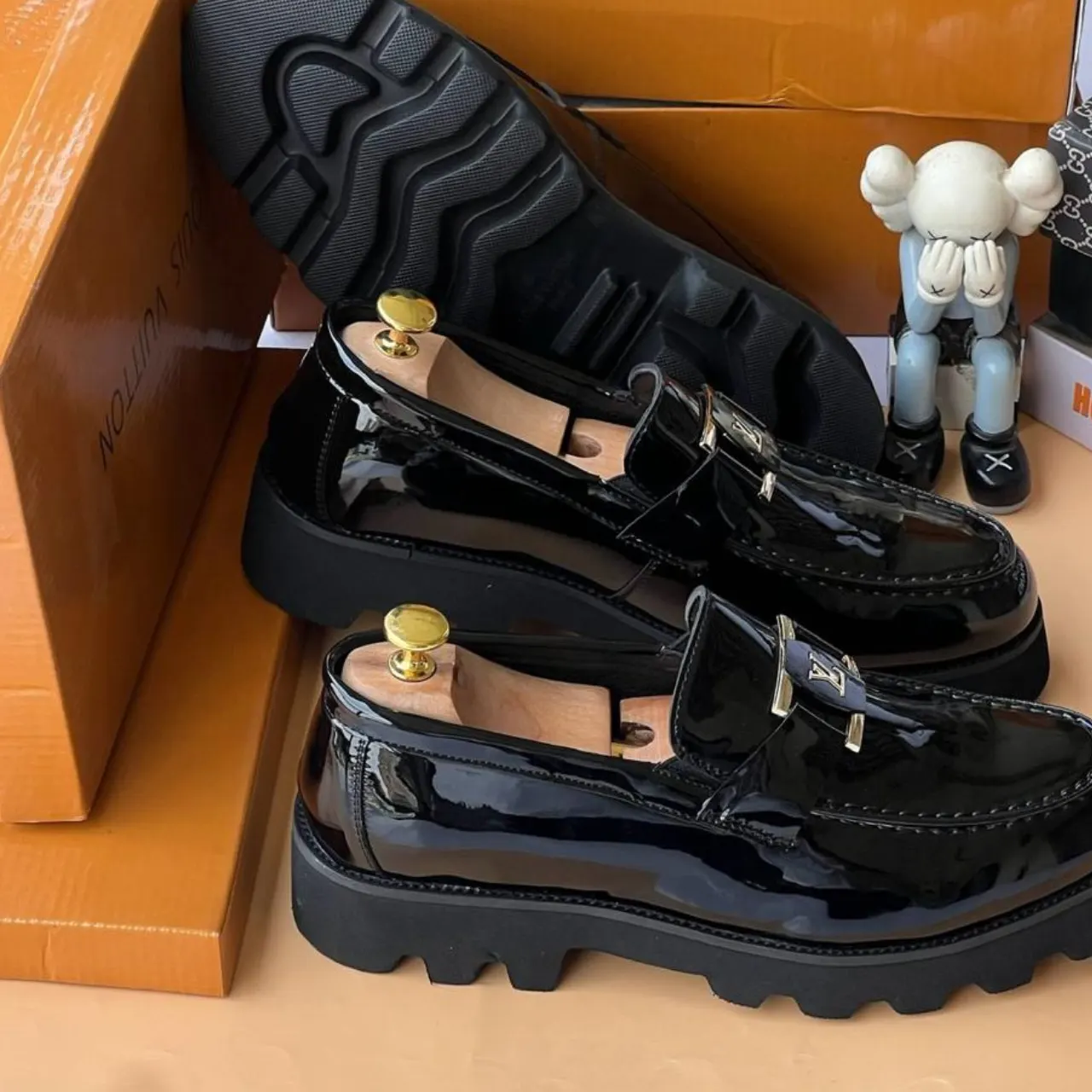 Smart Store Black Premium Leather Shoe – Stylish Comfortable Everyday Footwear
