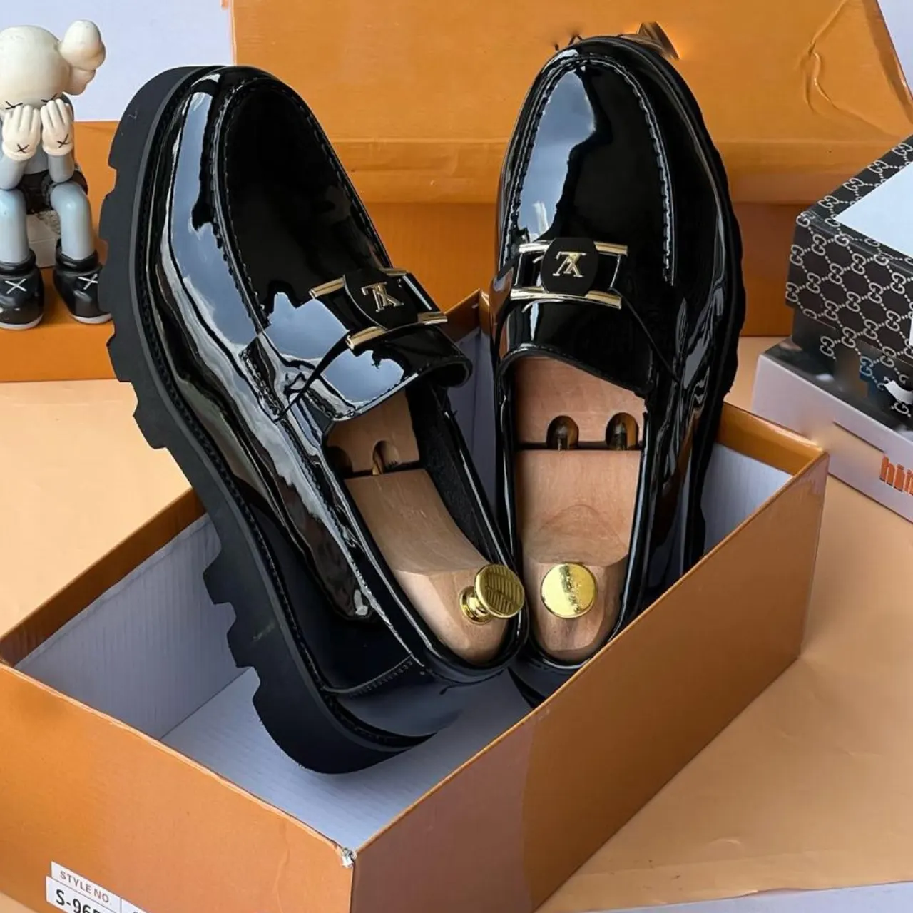 Smart Store Black Premium Leather Shoe – Stylish Comfortable Everyday Footwear