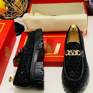 Smart Store Black Premium Leather Shoe – Stylish Comfortable Everyday Footwear