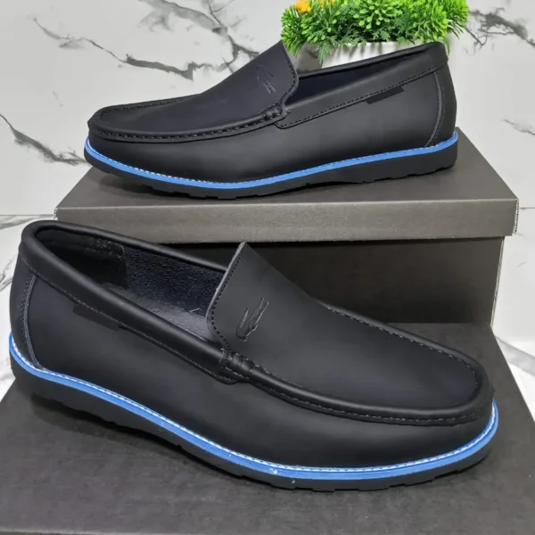 Smart Store Black Premium Leather Shoe – Stylish Comfortable Everyday Footwear