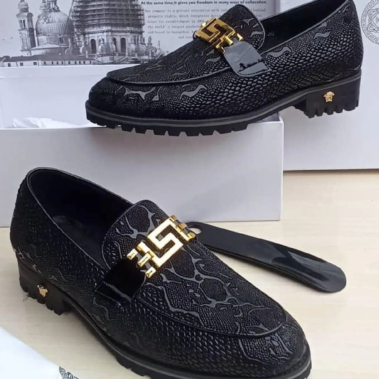Smart Store Black Premium Leather Shoe – Stylish Comfortable Everyday Footwear