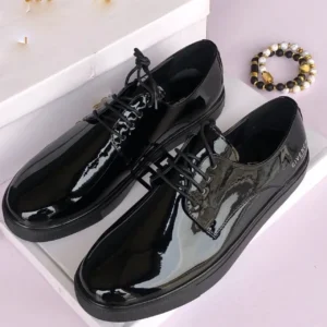 Smart Store Classic Lace-Up Leather Shoe – Stylish Comfortable Everyday Footwear