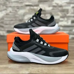 Smart Store Dual-Colour Stripe Casual Sneakers – Lightweight Everyday Footwear