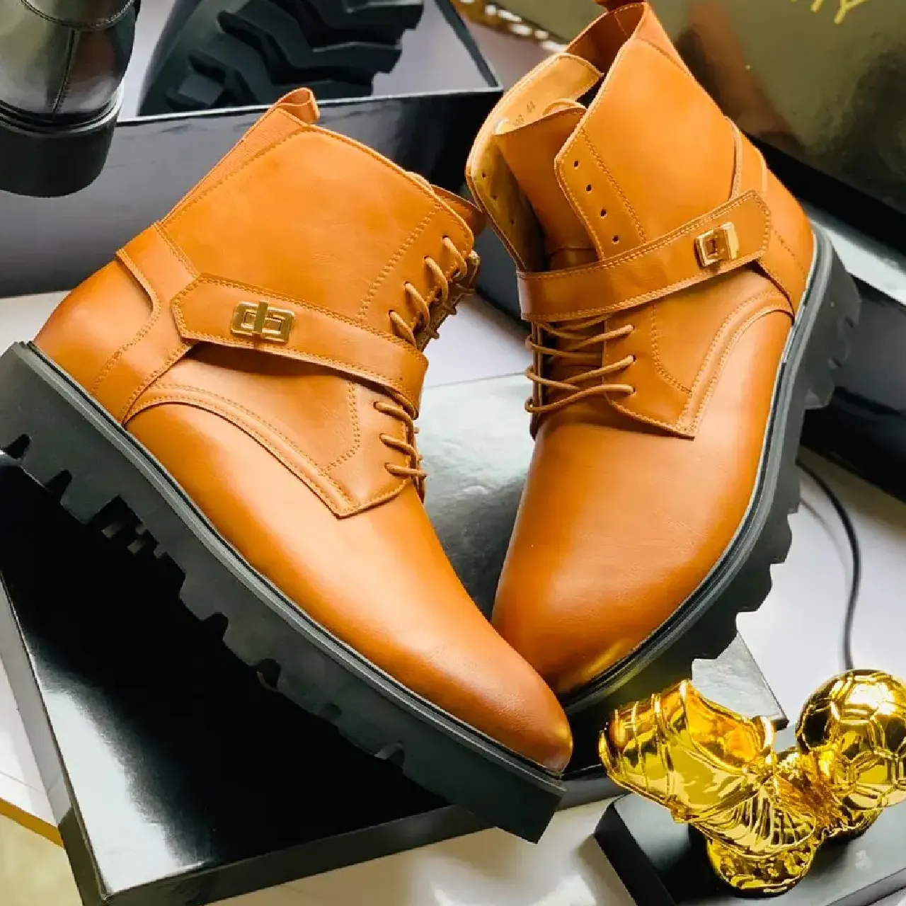 Smart Store Dual-Tone Ankle Boot – Stylish Comfortable Everyday Footwear