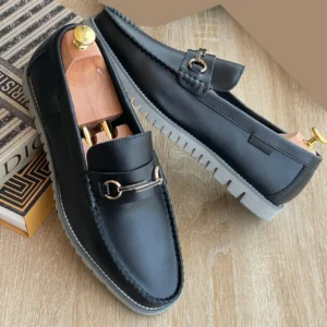Smart Store Dual-Tone Classic Loafer Shoe – Stylish Comfortable Everyday Footwear
