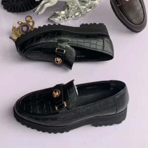 Smart Store Dual-Tone Classic Loafer Shoe – Stylish Comfortable Everyday Footwear