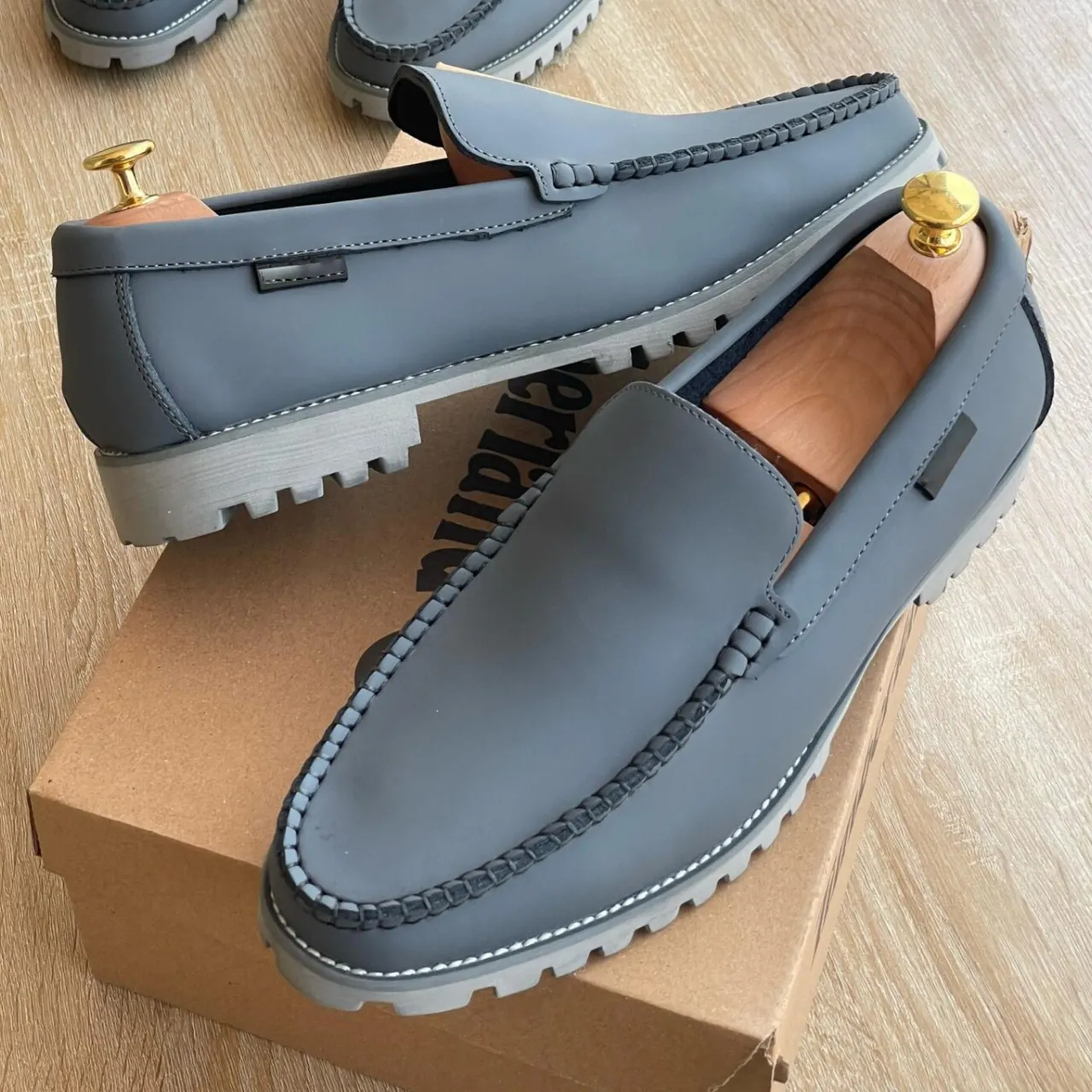 Smart Store Dual-Tone Classic Loafer Shoe – Stylish Comfortable Everyday Footwear