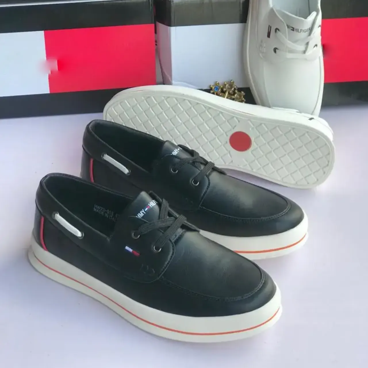 Smart Store Dual-Tone Lace-Up Sneakers – Lightweight Casual Everyday Footwear