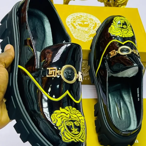 Smart Store Dual-Tone Premium Leather Shoe – Stylish Comfortable Everyday Footwear