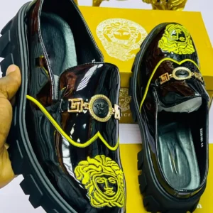 Smart Store Dual-Tone Premium Leather Shoe – Stylish Comfortable Everyday Footwear