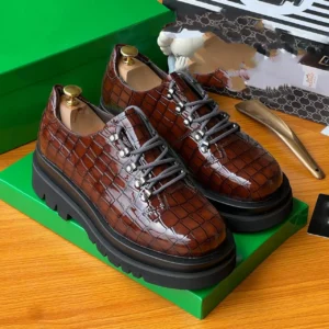 Smart Store Dual-Tone Premium Leather Shoe – Stylish Comfortable Everyday Footwear