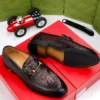 Smart Store Dual-Tone Premium Leather Shoe – Stylish Comfortable Everyday Footwear