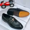Smart Store Dual-Tone Premium Leather Shoe – Stylish Comfortable Everyday Footwear