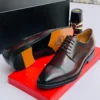 Smart Store Dual-Tone Premium Leather Shoe – Stylish Comfortable Everyday Footwear