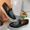Smart Store Dual-Tone Premium Leather Shoe – Stylish Comfortable Everyday Footwear