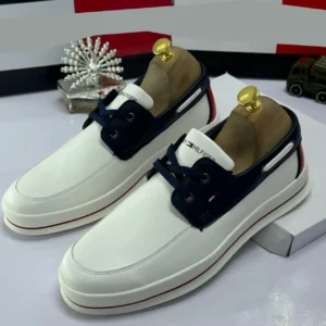 Smart Store Dual-Tone Premium Leather Shoe – Stylish Comfortable Everyday Footwear
