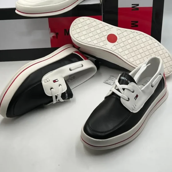 Smart Store Dual-Tone Premium Leather Shoe – Stylish Comfortable Everyday Footwear