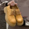 Smart Store Dual-Tone Premium Leather Shoe – Stylish Comfortable Everyday Footwear