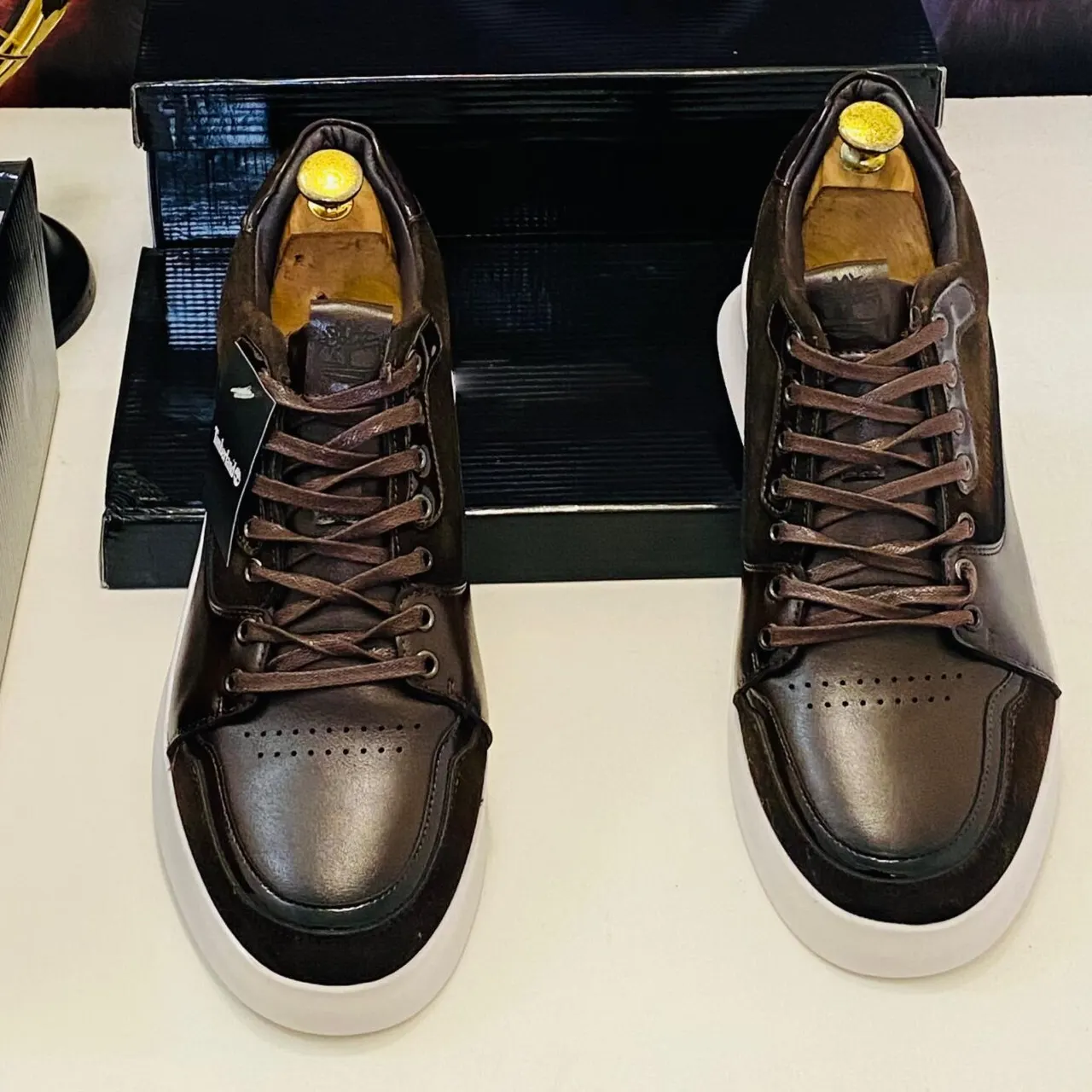 Smart Store Dual-Tone Rugged Sneakers – Durable Stylish Everyday Footwear