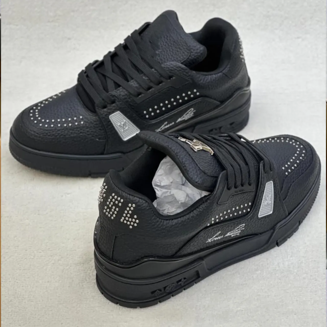 Smart Store Monogram Dual-Colour Sneakers – Premium Everyday Casual Footwear