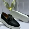 Smart Store Premium Dual-Tone Leather Sneakers – Elegant Everyday Casual Footwear