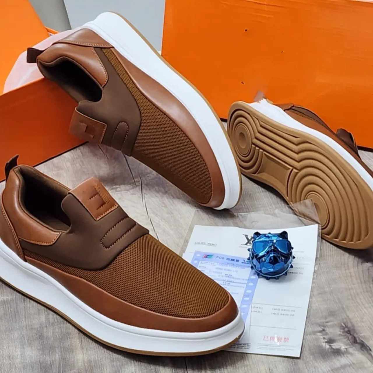 Smart Store Tri-Colour Premium Leather Shoe – Stylish Comfortable Everyday Footwear