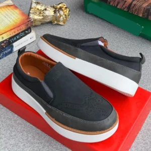 Smart Store Tri-Colour Premium Leather Shoe – Stylish Comfortable Everyday Footwear