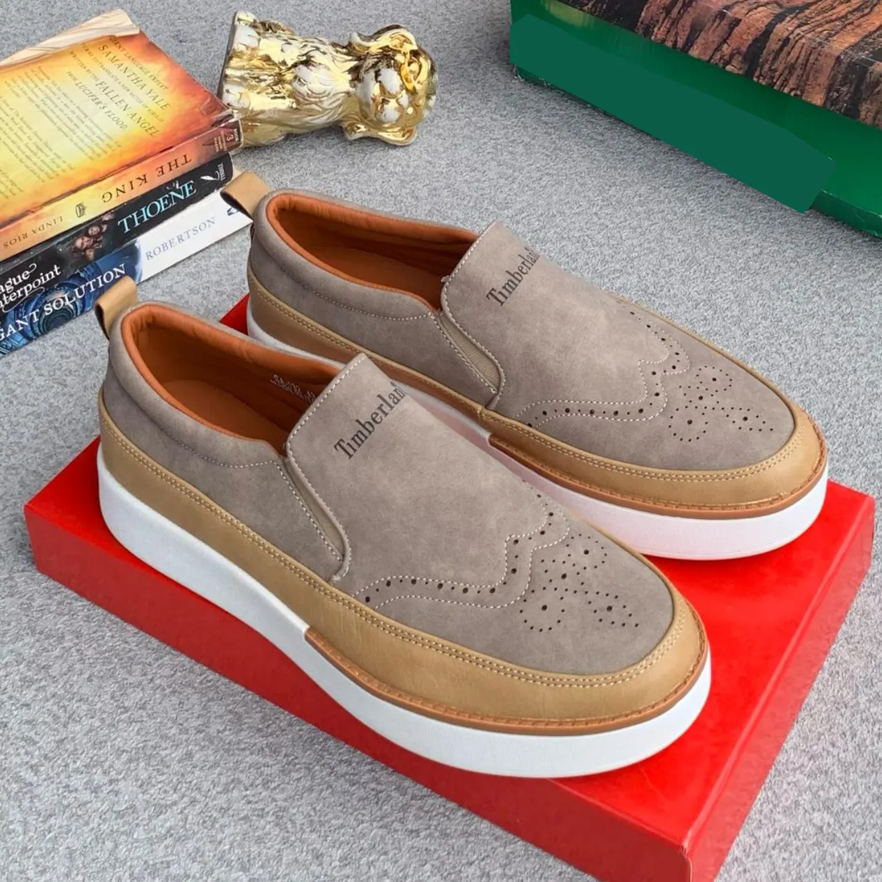 Smart Store Tri-Colour Premium Leather Shoe – Stylish Comfortable Everyday Footwear