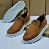 Smart Store Tri-Colour Premium Leather Shoe – Stylish Comfortable Everyday Footwear