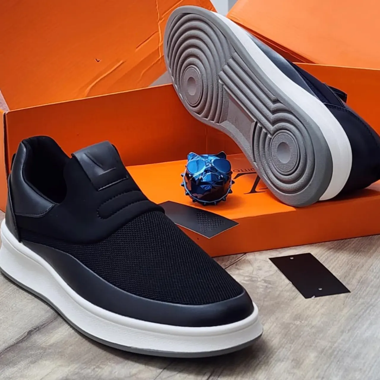 Smart Store Tri-Colour Premium Leather Shoe – Stylish Comfortable Everyday Footwear