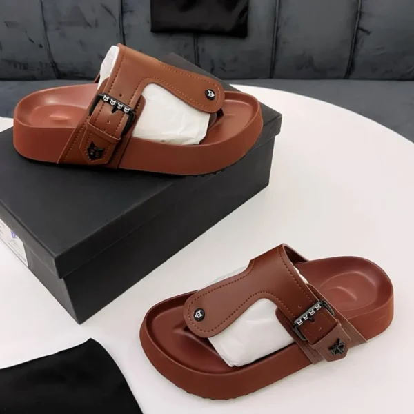 Smart Store Urban Dual-Tone Comfort Slippers – Casual Everyday Slip-On Footwear