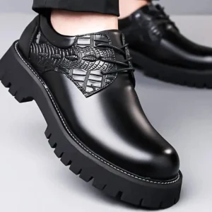 Smart Store Burnished-Finish Classic Shoe