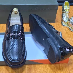 Smart Store Leather Dots Mens Shoes