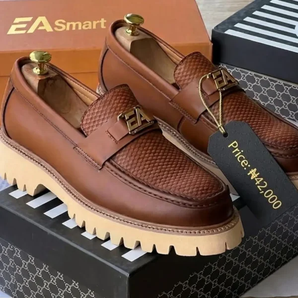 Smart Store Top Quality Double Sole Loafers Mens Shoes